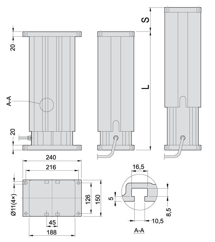 dimensions